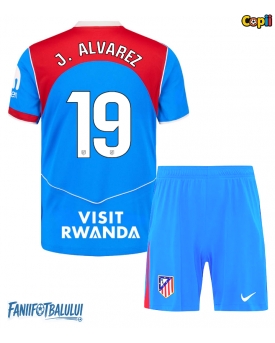 Atletico Madrid Julian Alvarez #19 Echipament de Fotbal Replică 2025-26 Copii Treilea (+ Șorturi)